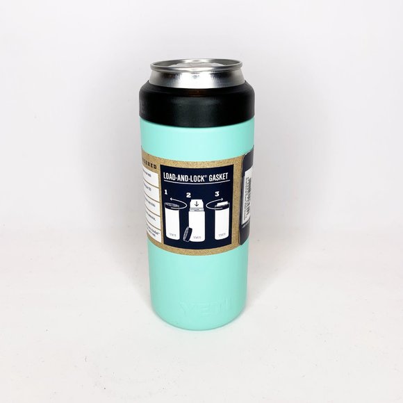 YETI SEAFOAM SLIM Rambler 12 OZ Colster RARE - Picture 2 of 4